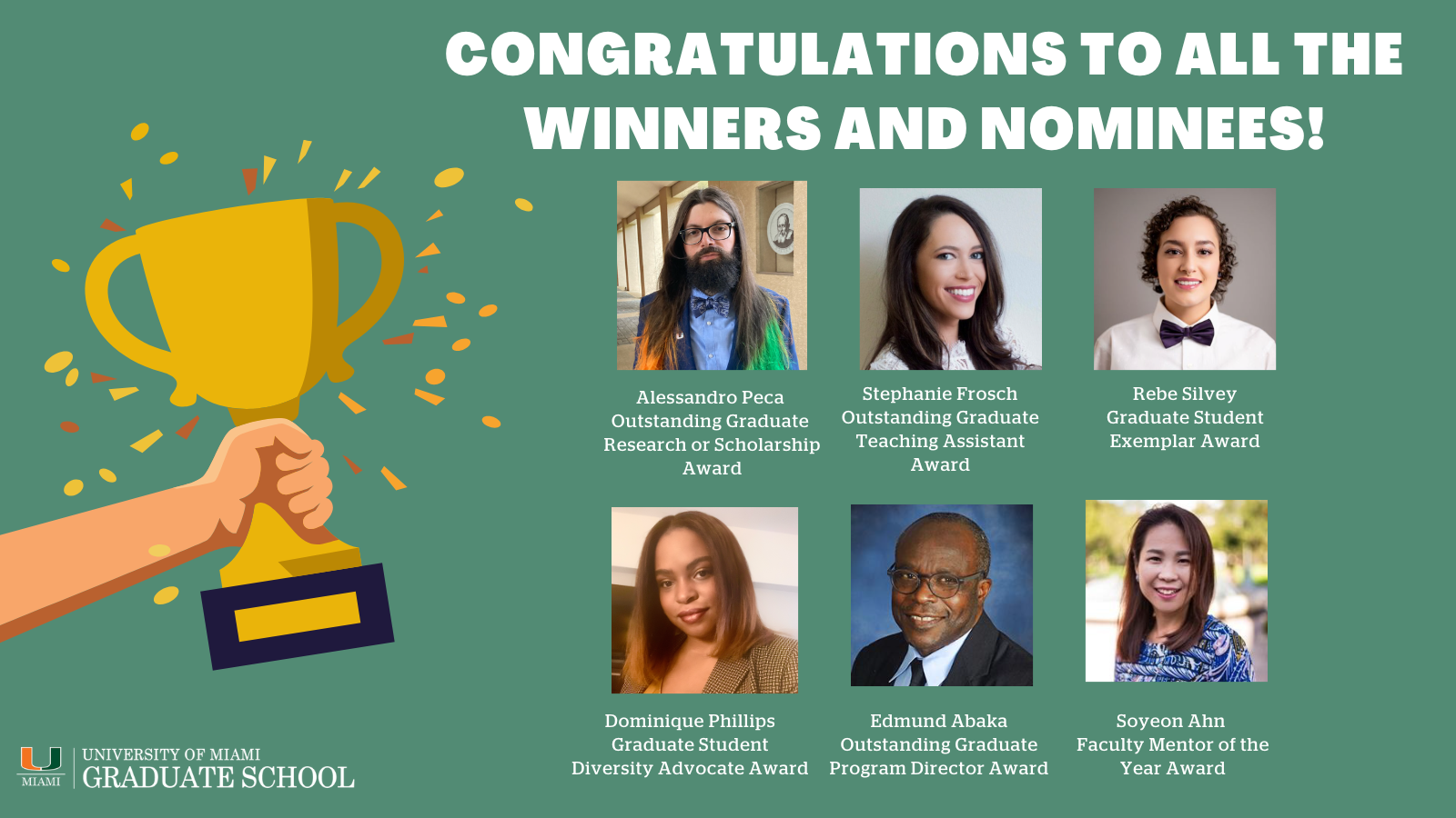 Graduate Annual Awards Winners 2024