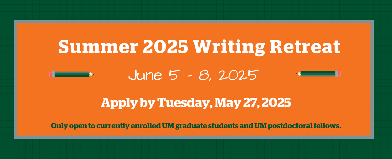 Summer 2025 Writing Retreat