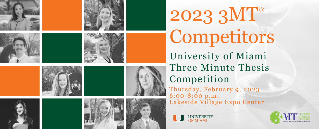 Meet the Competitors 3MT 2023